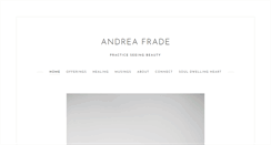 Desktop Screenshot of andreafrade.com